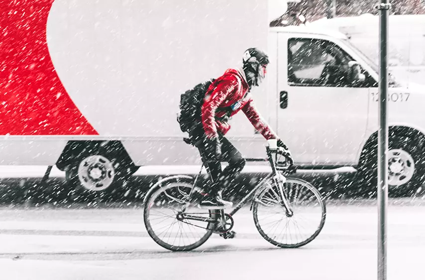 winter cycling