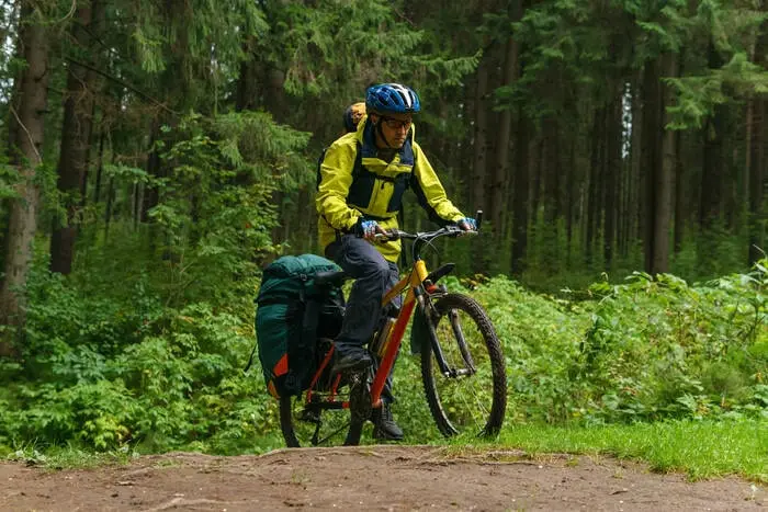 Overnight bike-packing Overnight bike-packing