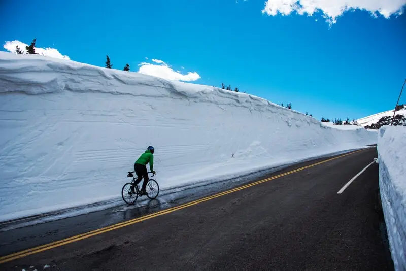 cycling in winter cycling in winter