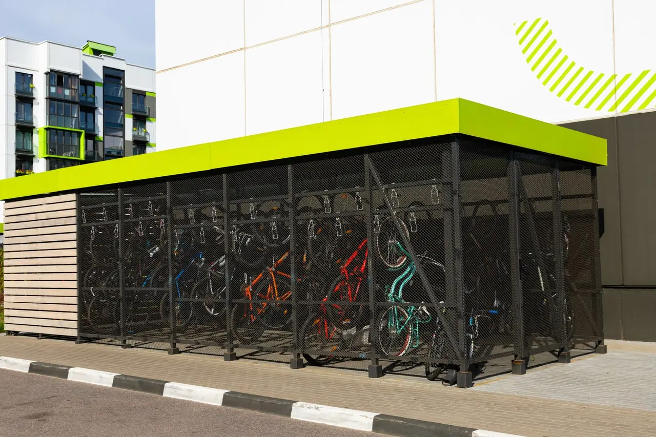 residential bike cage residential bike cage