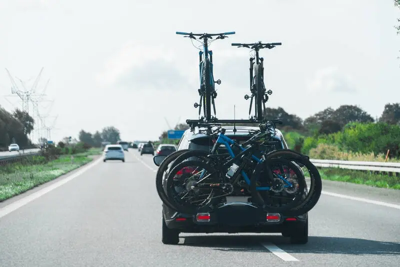 car hauling bicycles car hauling bicycles