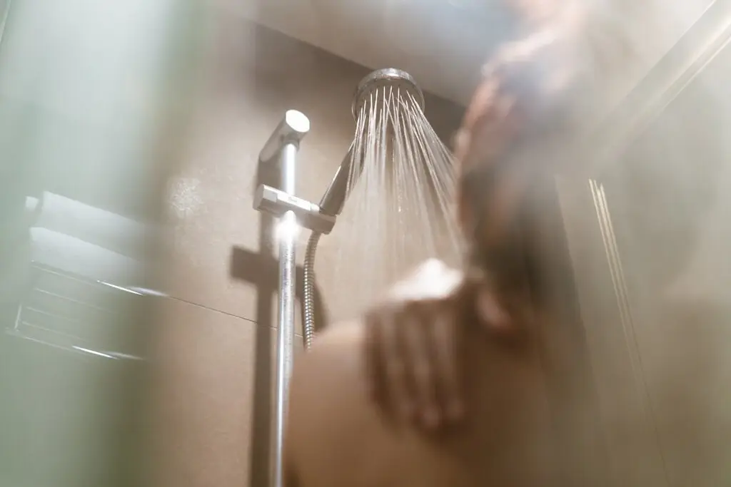 hot shower