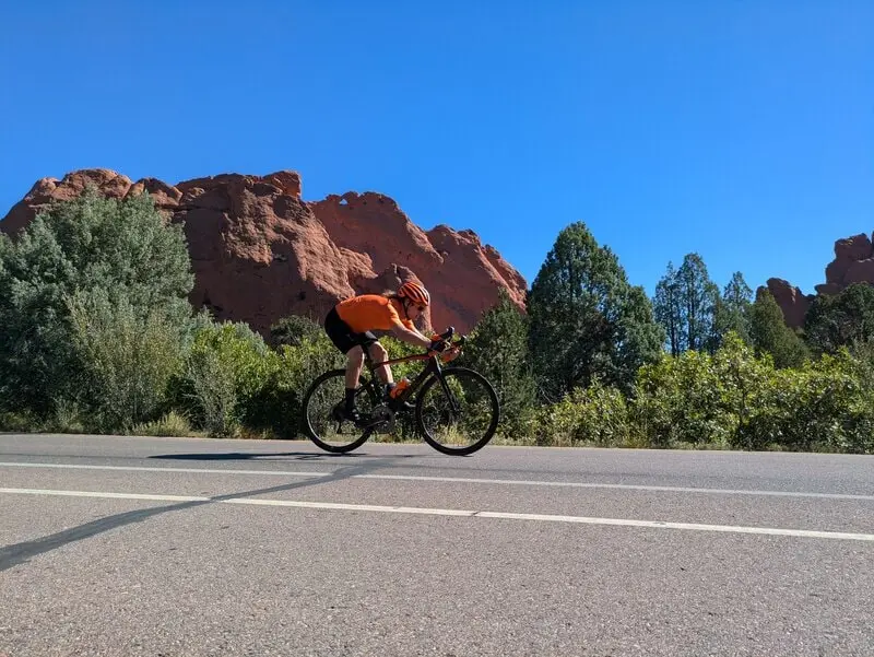 braking cyclist braking cyclist