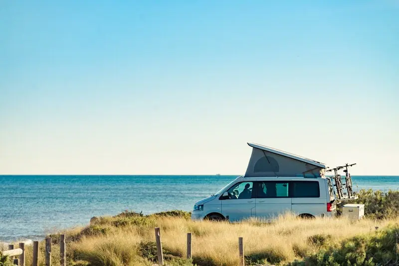 campervan and bicycles campervan and bicycles
