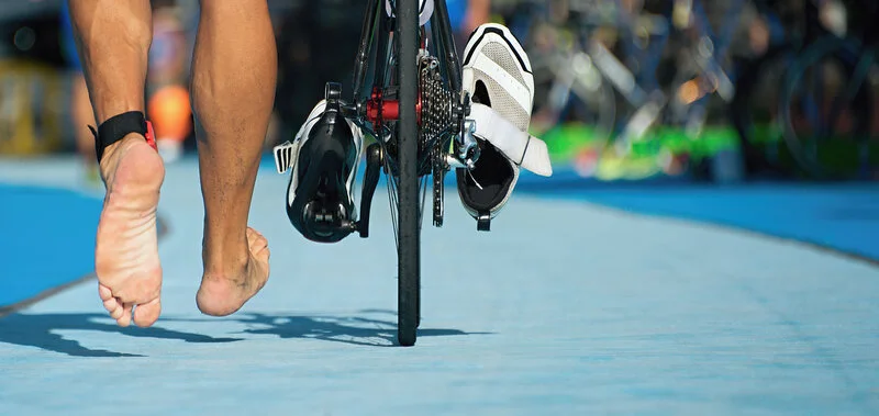triathletes feet