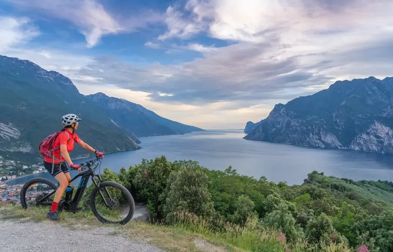 mountain biking view