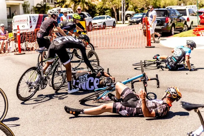 Crit racing bike damage coverage