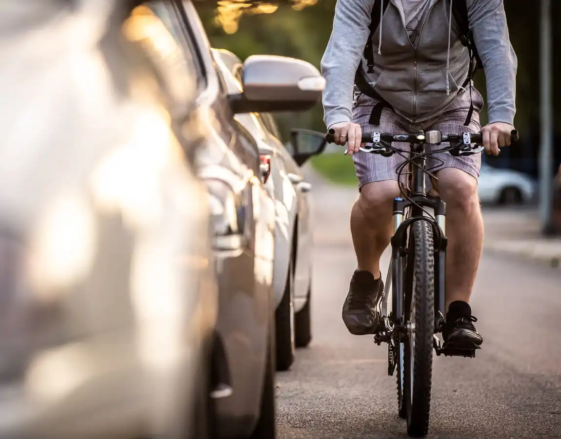 Covered in a Car. Exposed on a Bicycle Covered in a Car. Exposed on a Bicycle