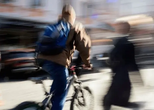 Cyclist Injures a Pedestrian