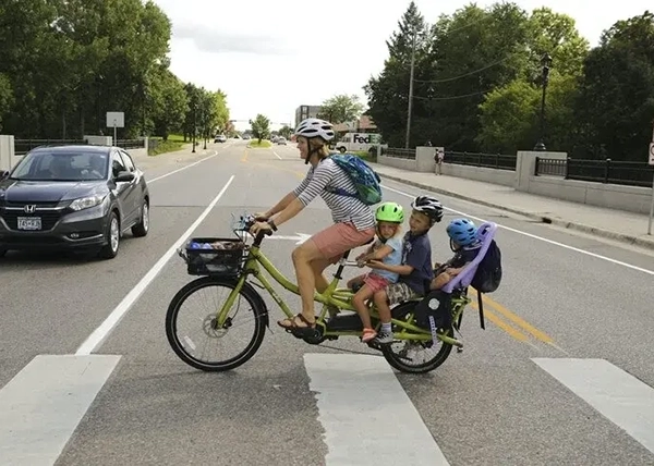 Cargo Bike with Child Passenger