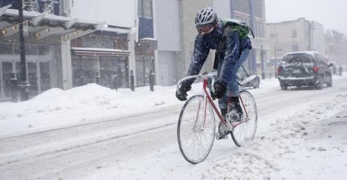 How to ride safely in snow and slush