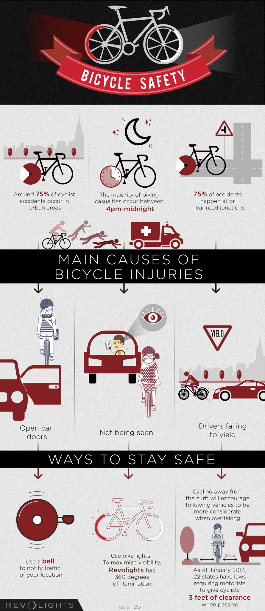 bicycle injury causes