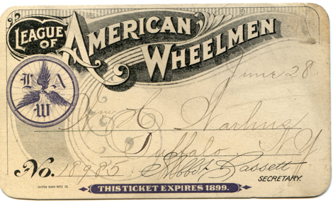 american wheelmen card