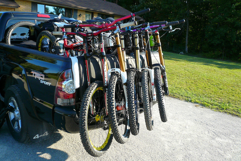 best way to carry bikes in a pickup