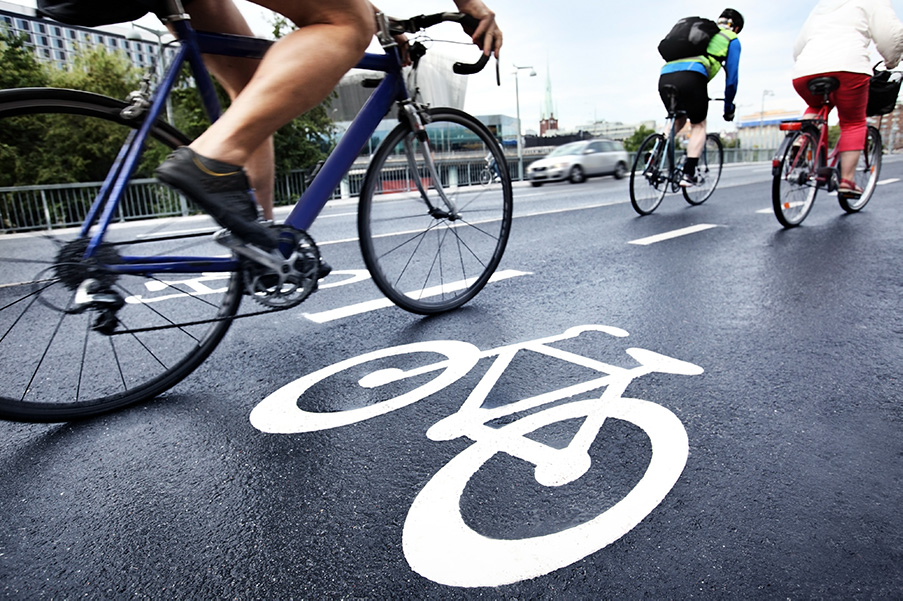 cyclist maintain distance